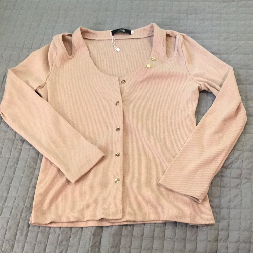 Cold shoulder blouse